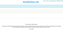 Tablet Screenshot of koirafanitus.net